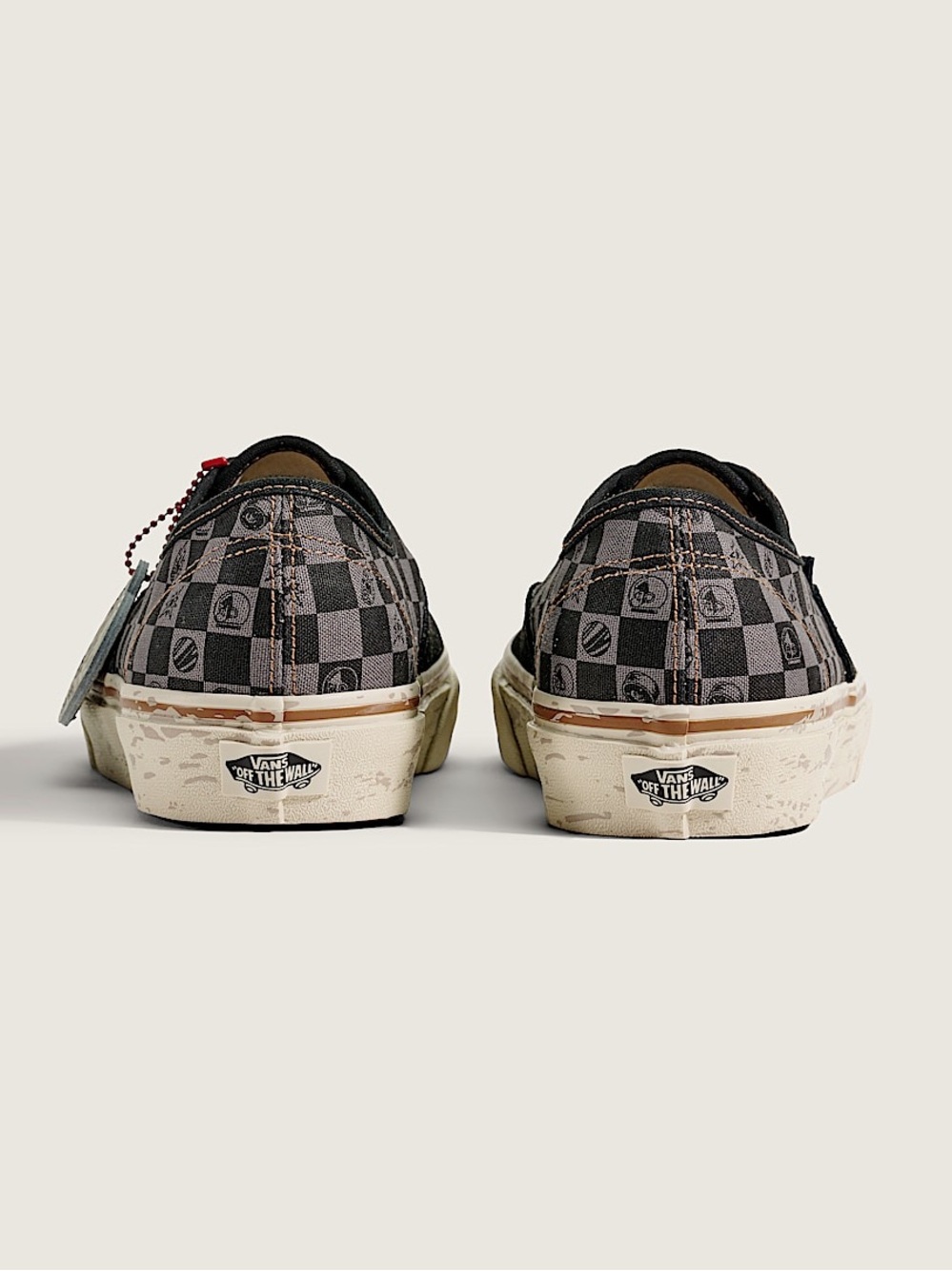 NWT Vans Authentic x Space Molly Limited Edition Black/Gray Check Canvas M5 W6.5 - Picture 3 of 16